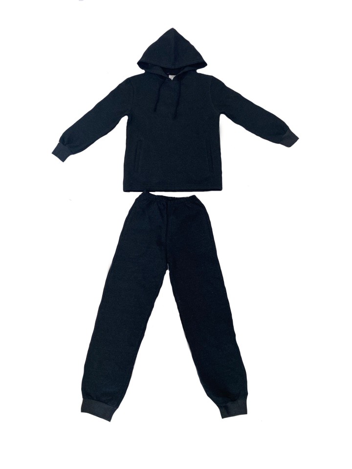 Костюм детский 2-х нитка (толстовка с капюшоном и карманами +брюки)